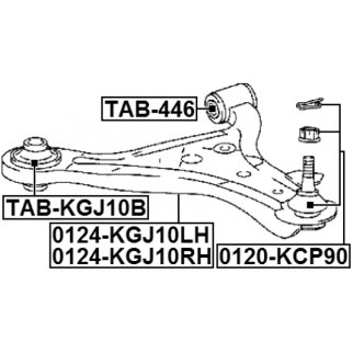 Рычаг передний нижний левый фото 2