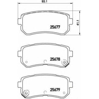 Колодки тормозные к-кт brembo P 30 068 фото