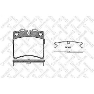396 000B-SX_колодки дисковые п.! с антискрип. пластинами VW T4 1.8/2.0/2.5/1.9D/2.4D/2.5TDi 92-03 фото
