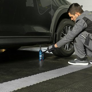 Домкрат бутылочный 2т гидравлический подъем 178-338 мм в кейсе STELS фото 1