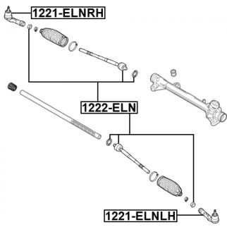 Тяга рулевая FEBEST 1222-ELN фото 2