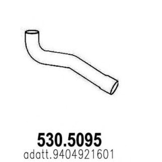 Приемная труба глушителя ASSO 530.5095 фото