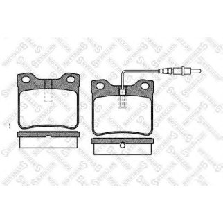 332 022B-SX_колодки дисковые !задн. MB Vito 108 2.3D/110 2.3TD/113 2.0i 96-98 фото
