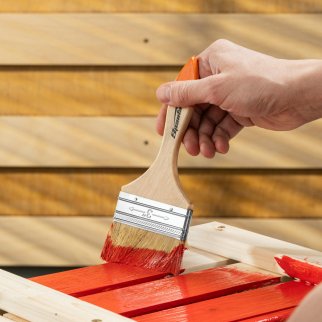 Кисть плоская Slimline 3" натуральная щетина SPARTA фото 7