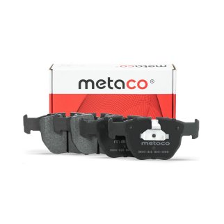 Колодки тормозные передние к-кт metaco 3000-316 фото