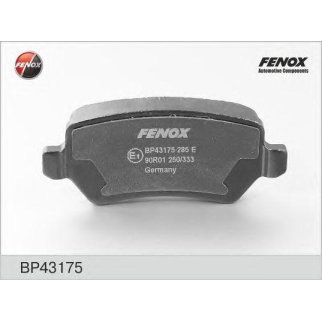 Колодки тормозные задние дисковые к-кт Fenox BP43175 фото