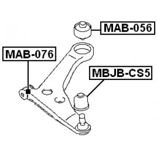 Сайлентблок FEBEST MAB-056 фото 2