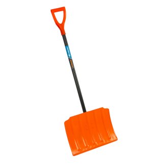 Лопата снеговая стальная 470х335х1335 стальной черенок СИБРТЕХ фото 4