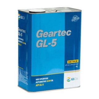 Масло трансмиссионное KIXX Geartec GL-5 75W90 п/синт 4л фото