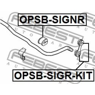 Втулка заднего стабилизатора FEBEST OPSB-SIGNR фото