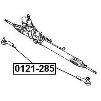 Наконечник рулевой правый ASVA 0121-285 фото