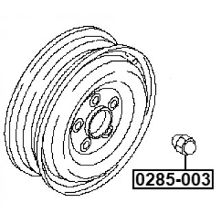 Гайка колеса FEBEST 0285-003 фото 2