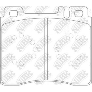 Колодки тормозные передние к-кт NiBK PN0029 фото