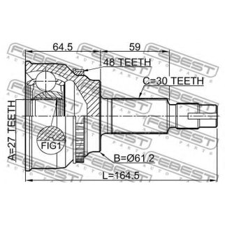 0110-AVV50A48_ШРУС наружный к-кт! АКПП Toyota Previa 3.0 99> фото