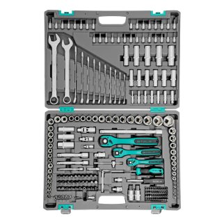 Набор инструмента 1/2"-1/4"-3/8" 216 предметов Stels фото 3