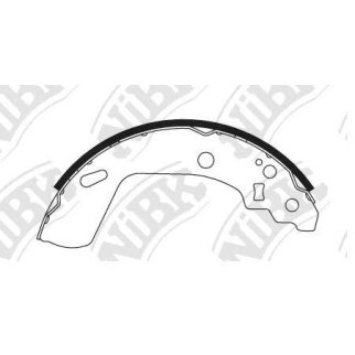 FN9991_колодки тормозные барабанные! Suzuki Swift IV 1.2/1.3DDiS 10> фото