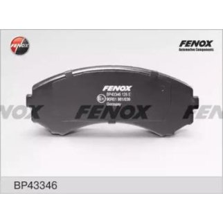 Колодки тормозные передние к-кт Fenox BP43346 фото