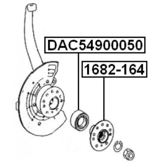 Подшипник ступицы FEBEST DAC54900050 фото 2 Подшипник ступицы FEBEST DAC54900050 фото 2