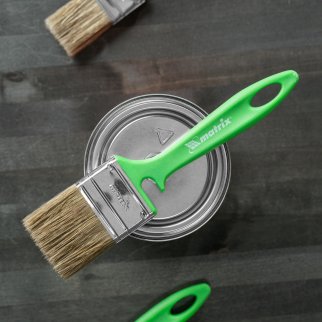 Кисть флейцевая "РАБОТЫ ПО ДЕРЕВУ"  50*12мм Color Line MATRIX фото 5