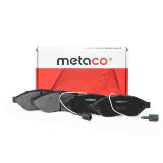 Колодки тормозные передние к-кт metaco 3000-053 фото
