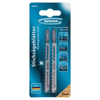 Полотна для электролобзика  по дереву, 2 шт. ( 3101 - T101B ) GROSS фото 4