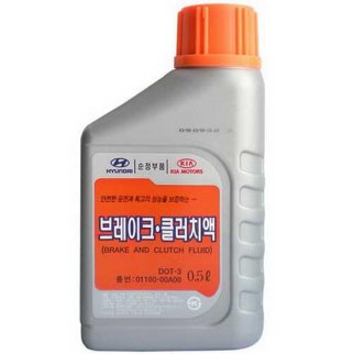 Жидкость тормозная HYUNDAI/KIA Brake Fluid DOT3 0,5 л 01100-00A00 фото
