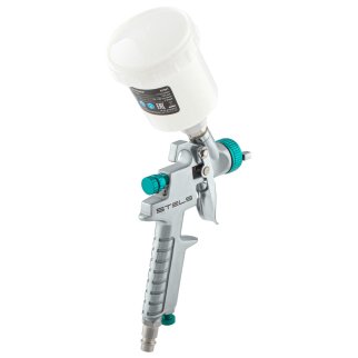 Краскопульт AG 810 HVLP гравитационный (сопло 0,8 и 1мм) STELS фото 2 Краскопульт AG 810 HVLP гравитационный (сопло 0,8 и 1мм) STELS фото 2