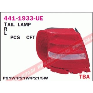 441-1933R-E_фонарь правый! Audi A4 all 99-01 фото