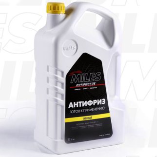 Антифриз G12/G12+ MILES готовый 5кг (жёлтый) фото