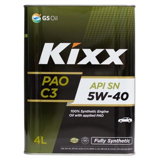 Масло моторное KIXX PAO 5W-40 синтетическое 4 л L209244TE1 фото