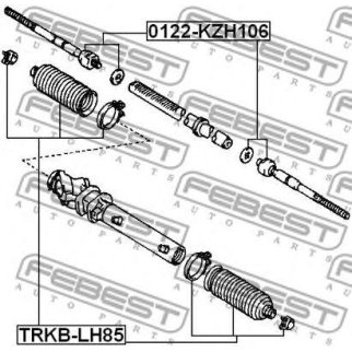 Тяга рулевая FEBEST 0122-KZH106 фото