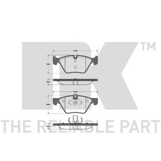 Колодки тормозные дисковые 221527 фото