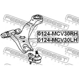 Рычаг передний левый FEBEST 0124-MCV30LH фото