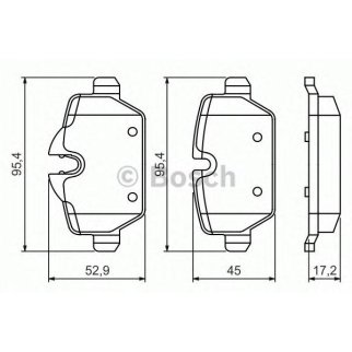 Колодки тормозные BOSCH _0 986 494 461 фото