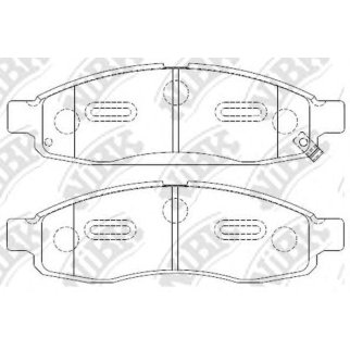 Колодки тормозные передние к-кт NiBK PN0428 фото