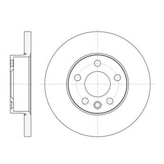 6550.00_диск тормозной передний! VW T4 96> фото