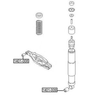 Сайлентблок ASVA 1401-009 фото