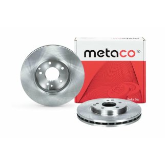 Диск тормозной передний вентилируемый metaco 3050-180 фото 3
