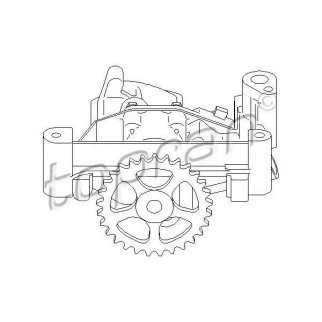 Насос масляный topran 721213756 фото