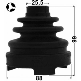 0115ACV40T_пыльник ШРУСа внутренний к-кт! Lexus ES350 12> фото 2