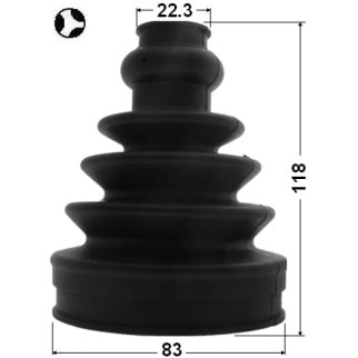 Пыльник ШРУСа FEBEST 2715-S60T фото 2