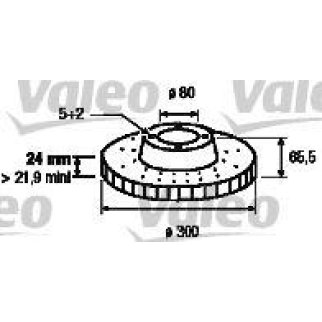Диск тормозной CITROEN JUMPER перед x1 фото