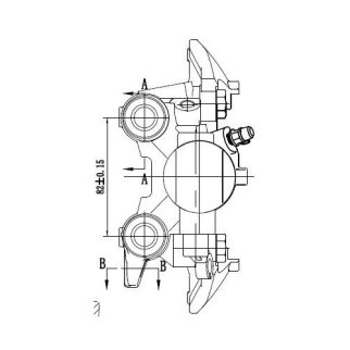 Суппорт тормозной задний TRIALLI CF 095115 фото 4