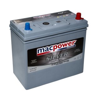 Аккумуляторная батарея MACPOWER ASIA 6СТ 45 прям 236х128х225 Турция фото