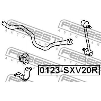 ТЯГА СТАБИЛИЗАТОРА ЗАДНЯЯ (FEBEST) фото
