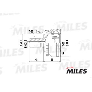 ШРУС VOLVO S60 I/S70 I/S80 I 2.0-2.5 97-10 нар. +ABS фото