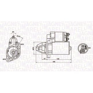 MQS1283MM_стартер! 12V 1.1kW MB W211/W212/S211/S212 2.0/2.5 02&gt; фото
