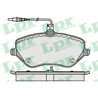 Колодки Peugeot 407 2.0-2.0HDi 04> передние к-кт AP фото