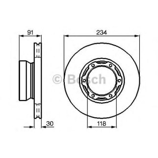 ДИСК ТОРМОЗНОЙ ПЕРЕДНИЙ фото