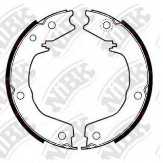 Колодки барабанные к-кт NiBK FN0626 фото